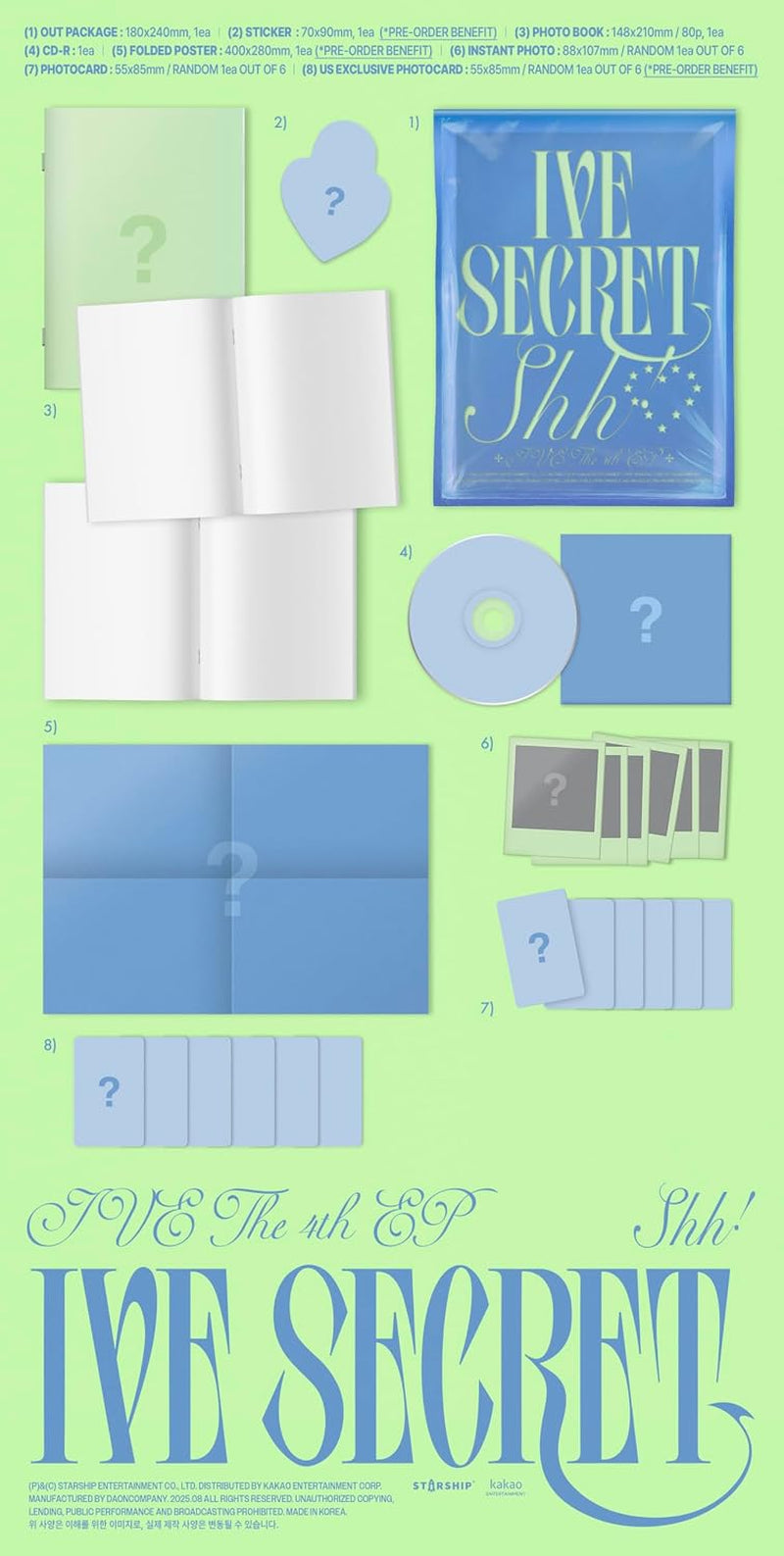 Shh ver. IVE THE 4th EP IVE SECRET