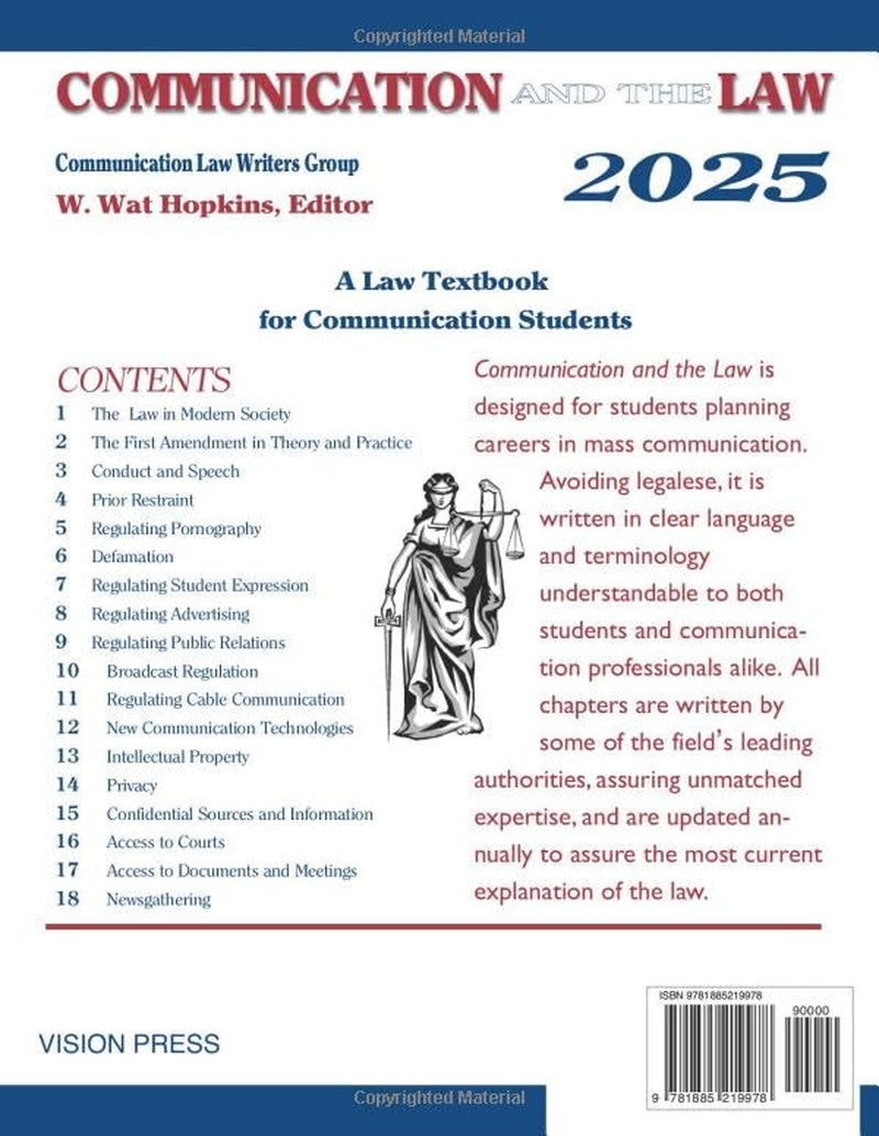 Communication and the Law: 2025 Edition