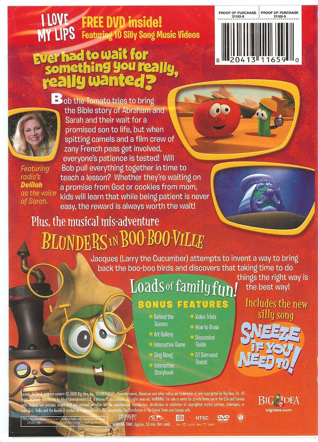 Veggie Tales DVD - Abe and the Amazing Promise with Bonus DVD Featuring 10 Silly Songs