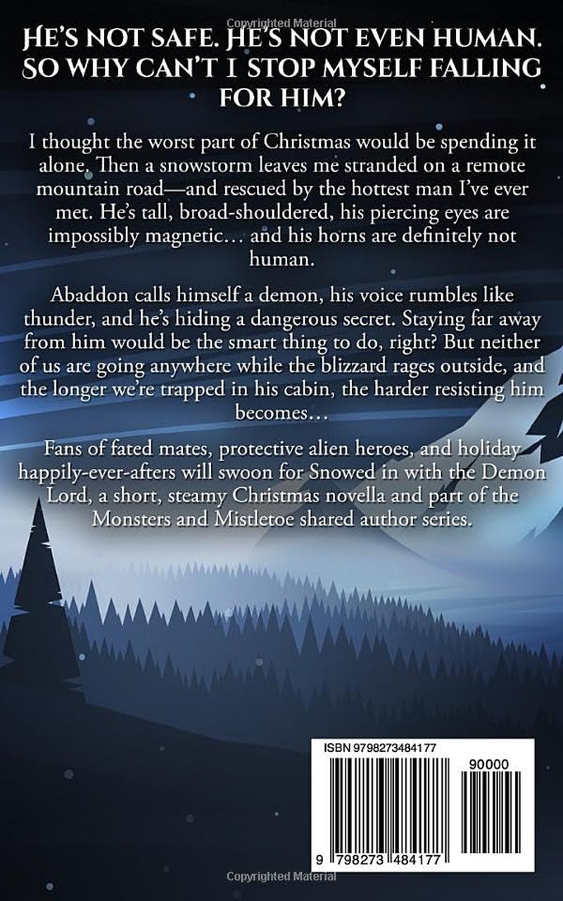 Snowed in with the Demon Lord: A Small Town Christmas Romance