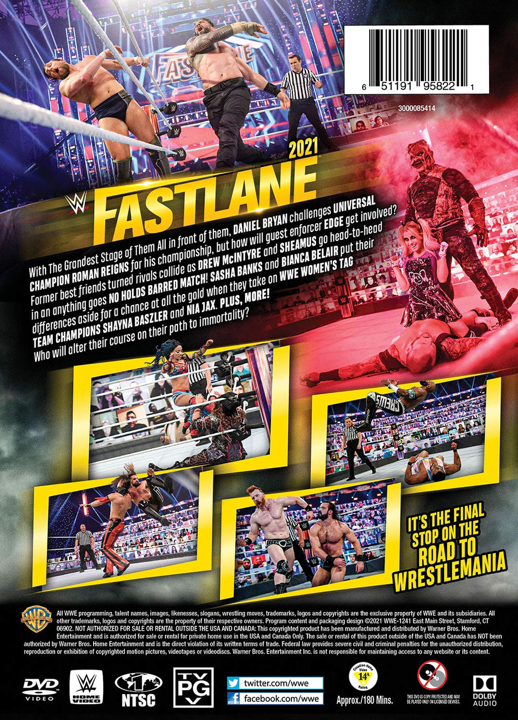 WWE: Fastlane 2021 (DVD)