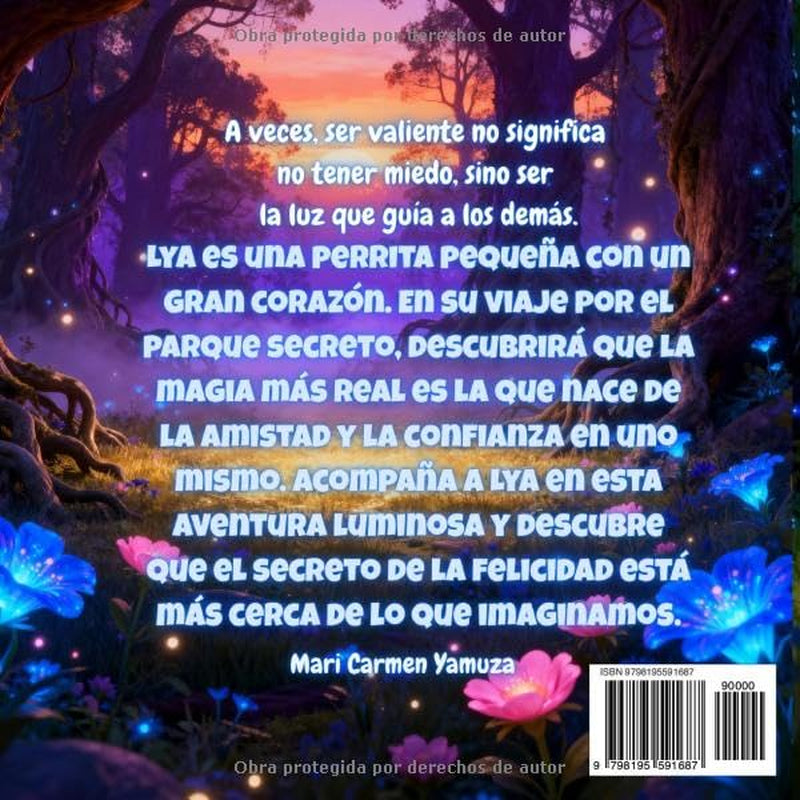 Lya y el parque secreto: Un cuento mágico interactivo para descubrir con tu linterna (Lya y el mundo mágico) (Spanish Edition)