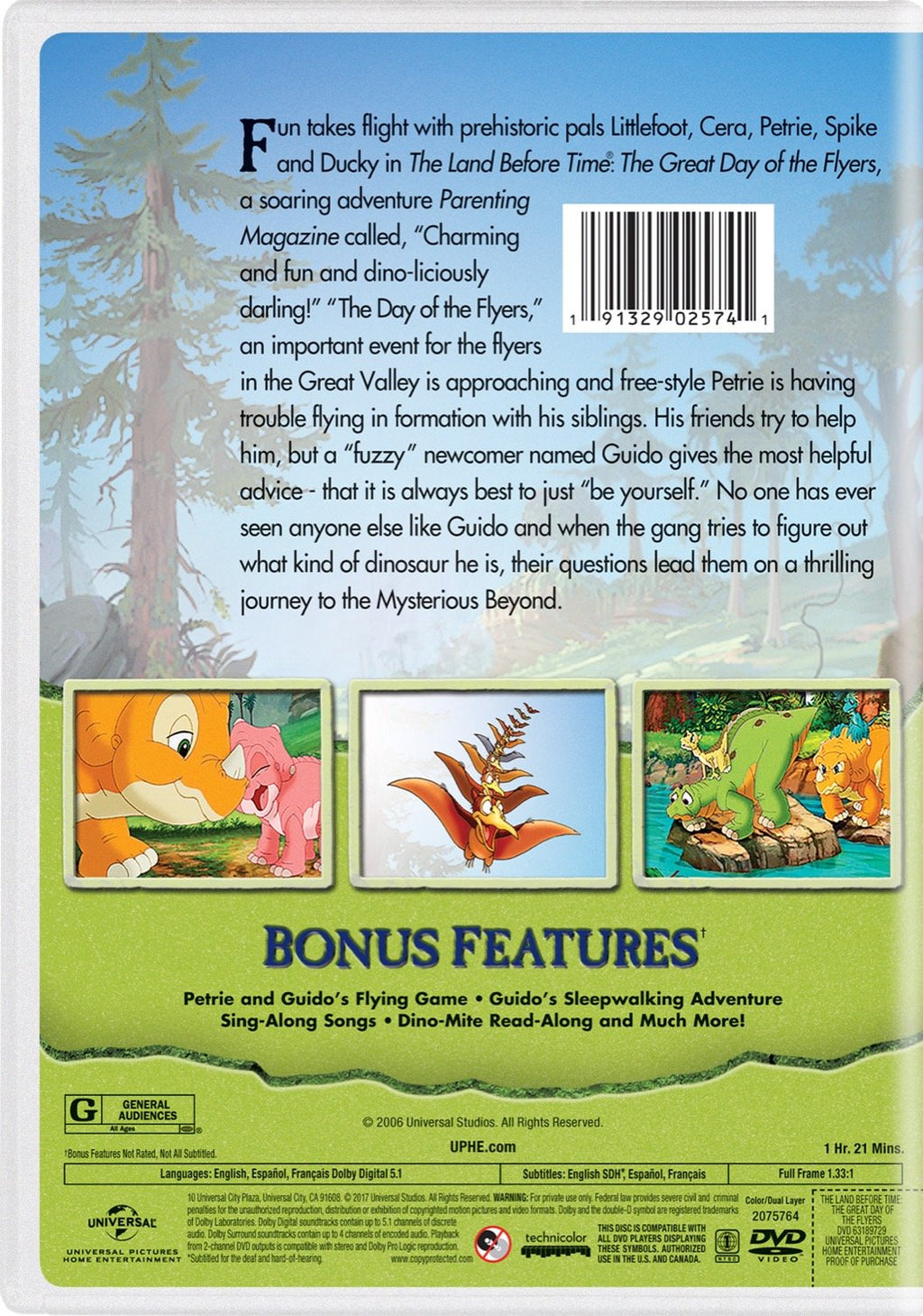 The Land Before Time: The Great Day of the Flyers [DVD]