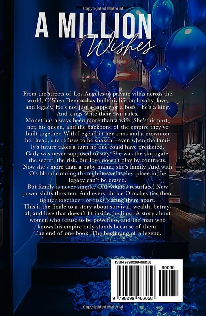 A Million Wishes: An Unhinged Surrogacy Romance: Our Legendary Baby: The Legacy Finale (Phantom League/The Steele's Series)