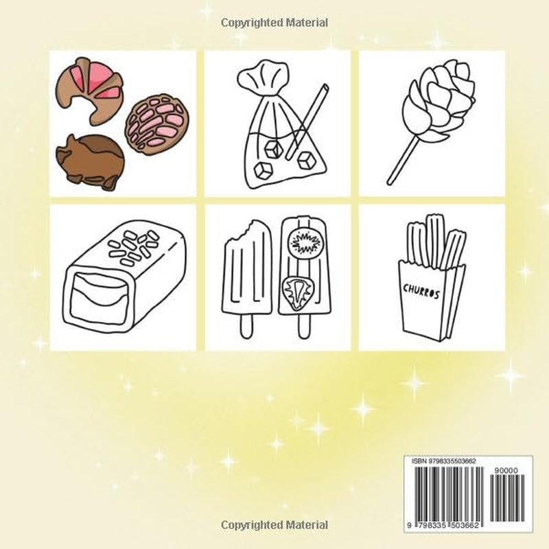Bold and Easy Mexican Treats Coloring Book: Big and Simple Designs for Relaxing and Stress-Free Coloring | Hand Drawn Illustrations for Adults and ... Coloring Pages (Bold & Easy Coloring Books)