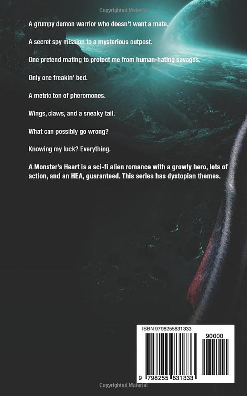 A Monster's Heart: A Sci Fi Alien Romance (Kadrixan Mates)