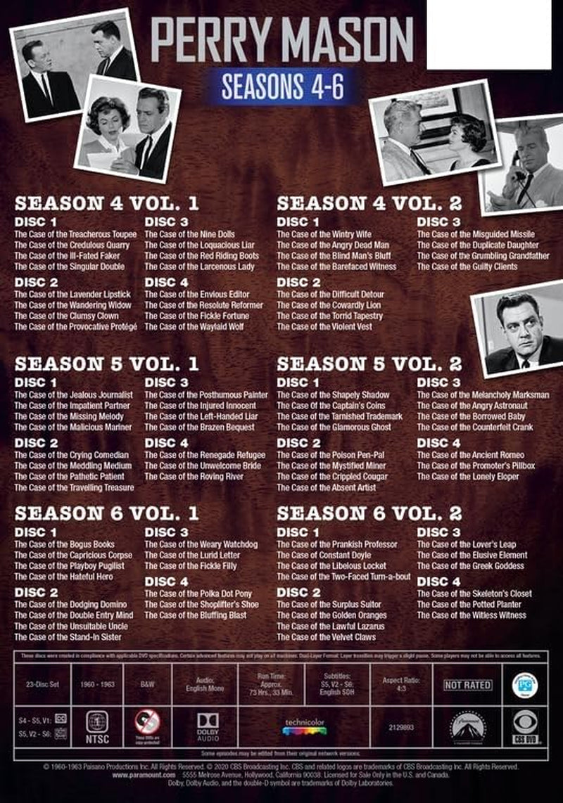 Perry Mason: Seasons 4-6