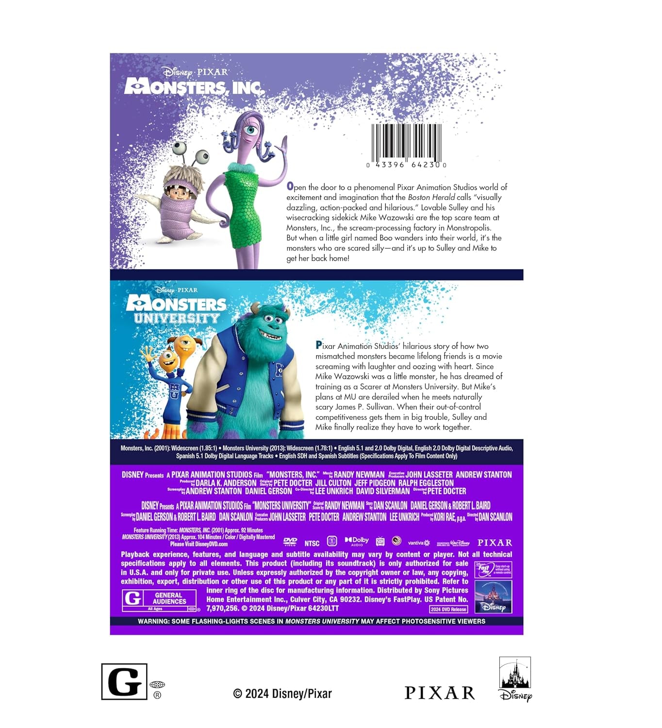Monsters, Inc. / Monsters University
