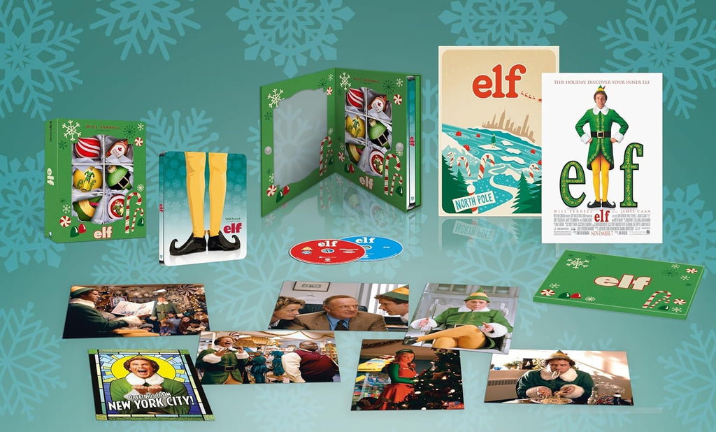 Elf: 20th Anniversary Ultimate Collector's Edition With Steelbook (4K Ultra HD + Blu-ray)