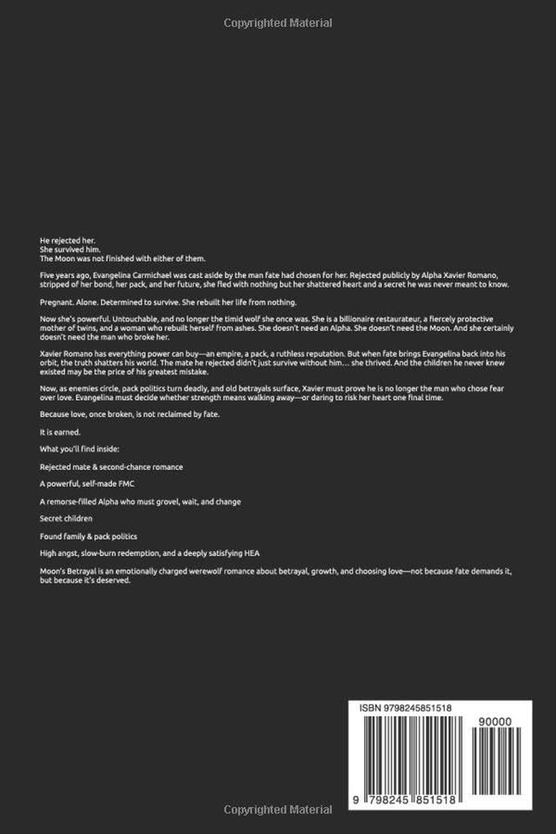 Moon’s Betrayal: A Rejected Mate Werewolf Romance