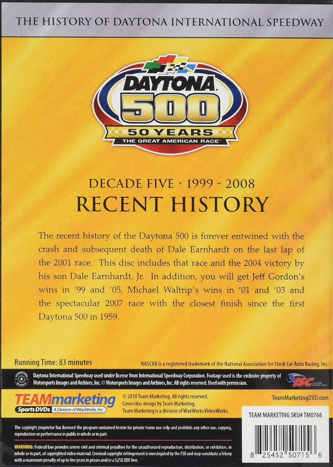 Daytona 500 History Decade Five: 1999-2008