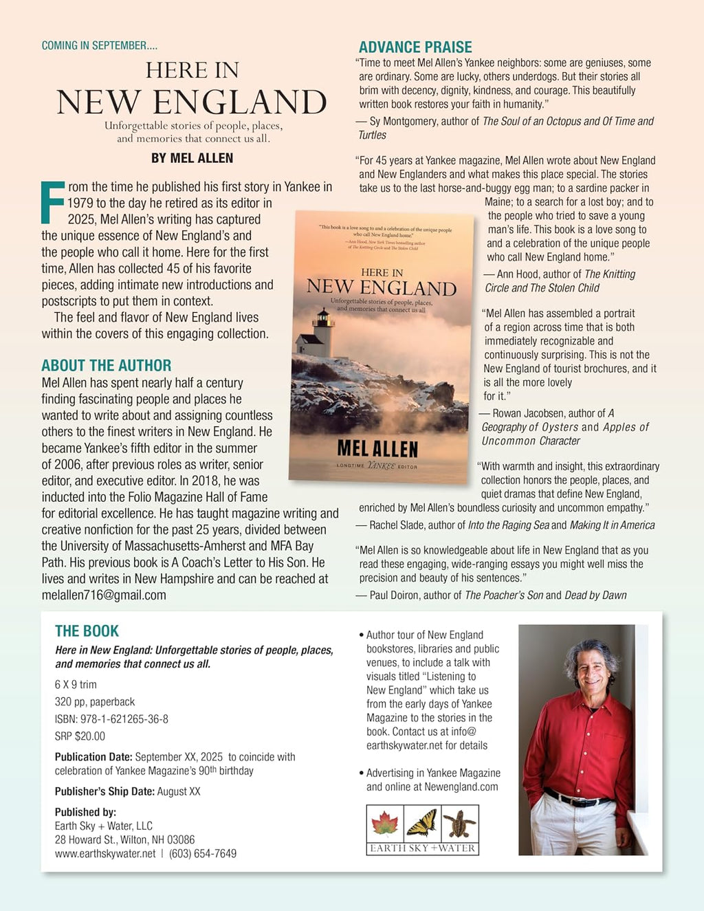 Here in New England: Unforgettable Stories of People, Places, and Memories That Connect Us All.