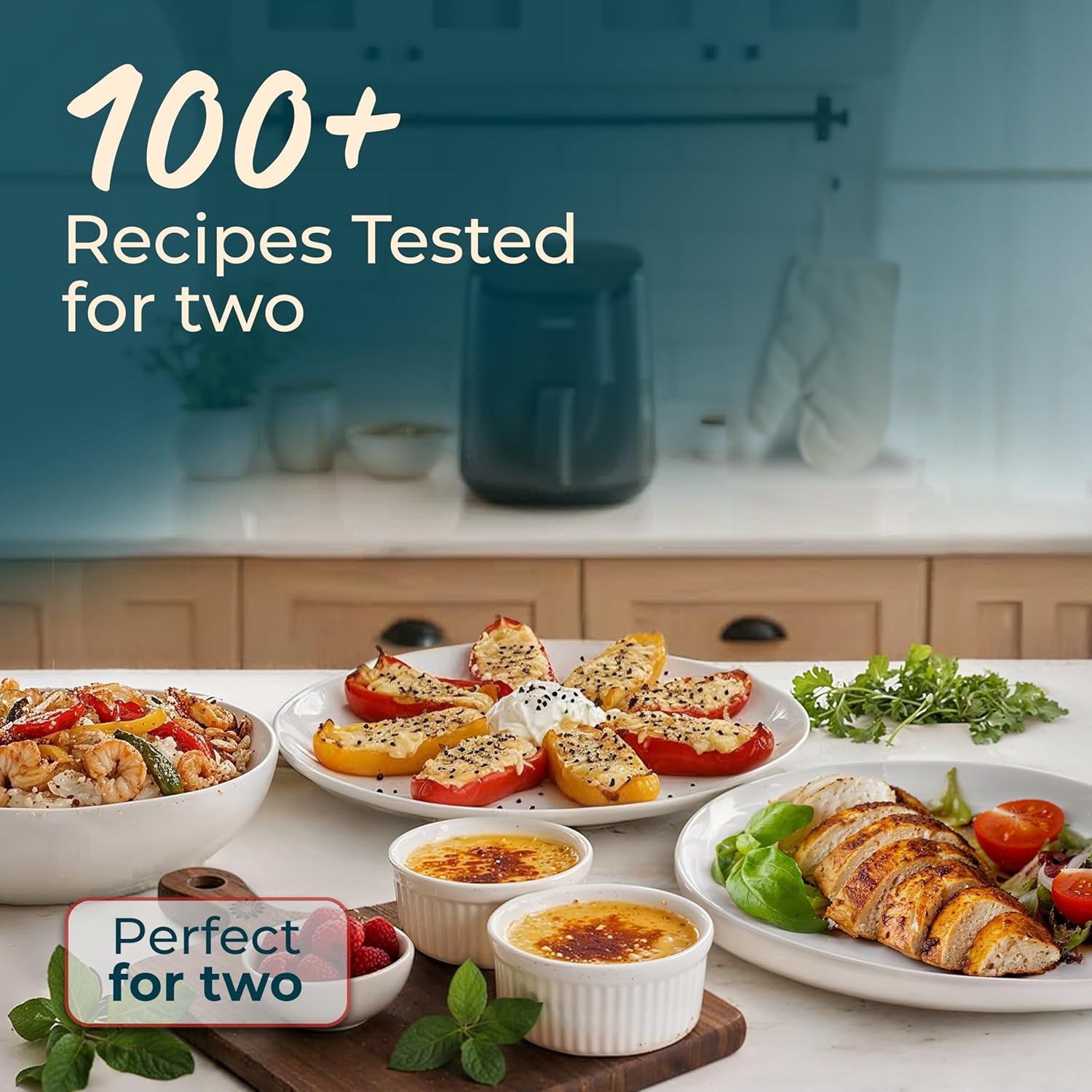 Cathy Yoder’s Air Fryer Cookbook for Two (2026): Easy, Healthy Air Fryer Recipes Cookbook with Pictures, Quick Cooking for Two, Airfryer Cookbooks, Beginners to Advanced