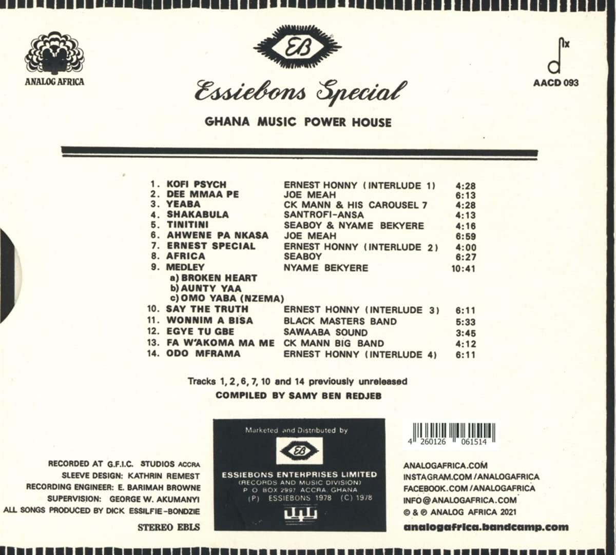 Essiebons Special 1973 - 1984 / Ghana Music Power House