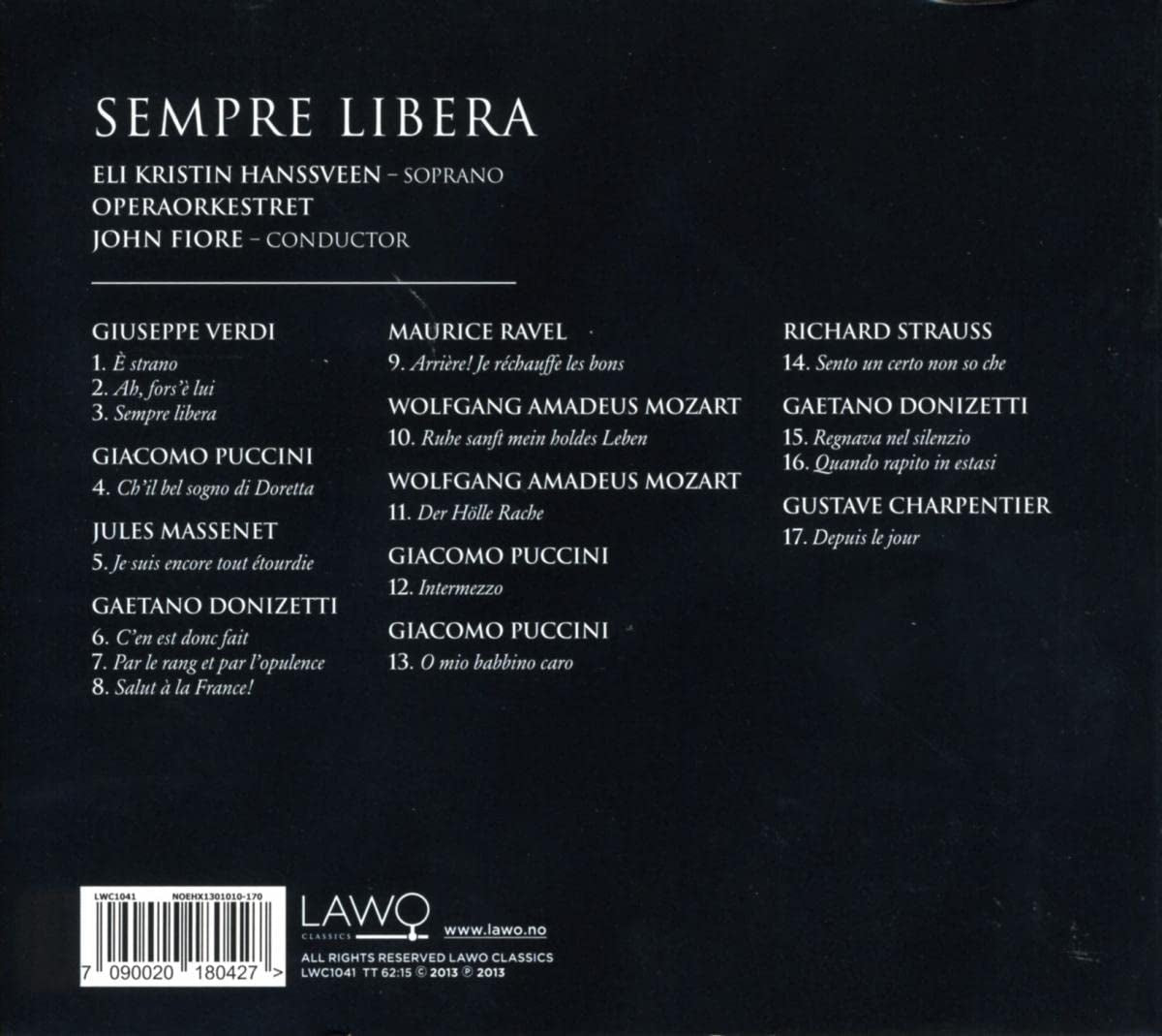 Sempre Libera: Opera Arias