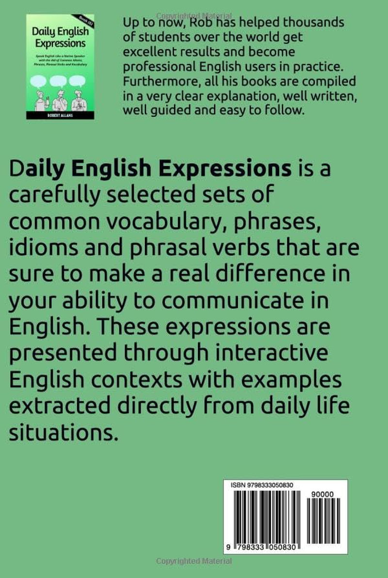 Daily English Expressions (Book - 6): Speak English Like a Native