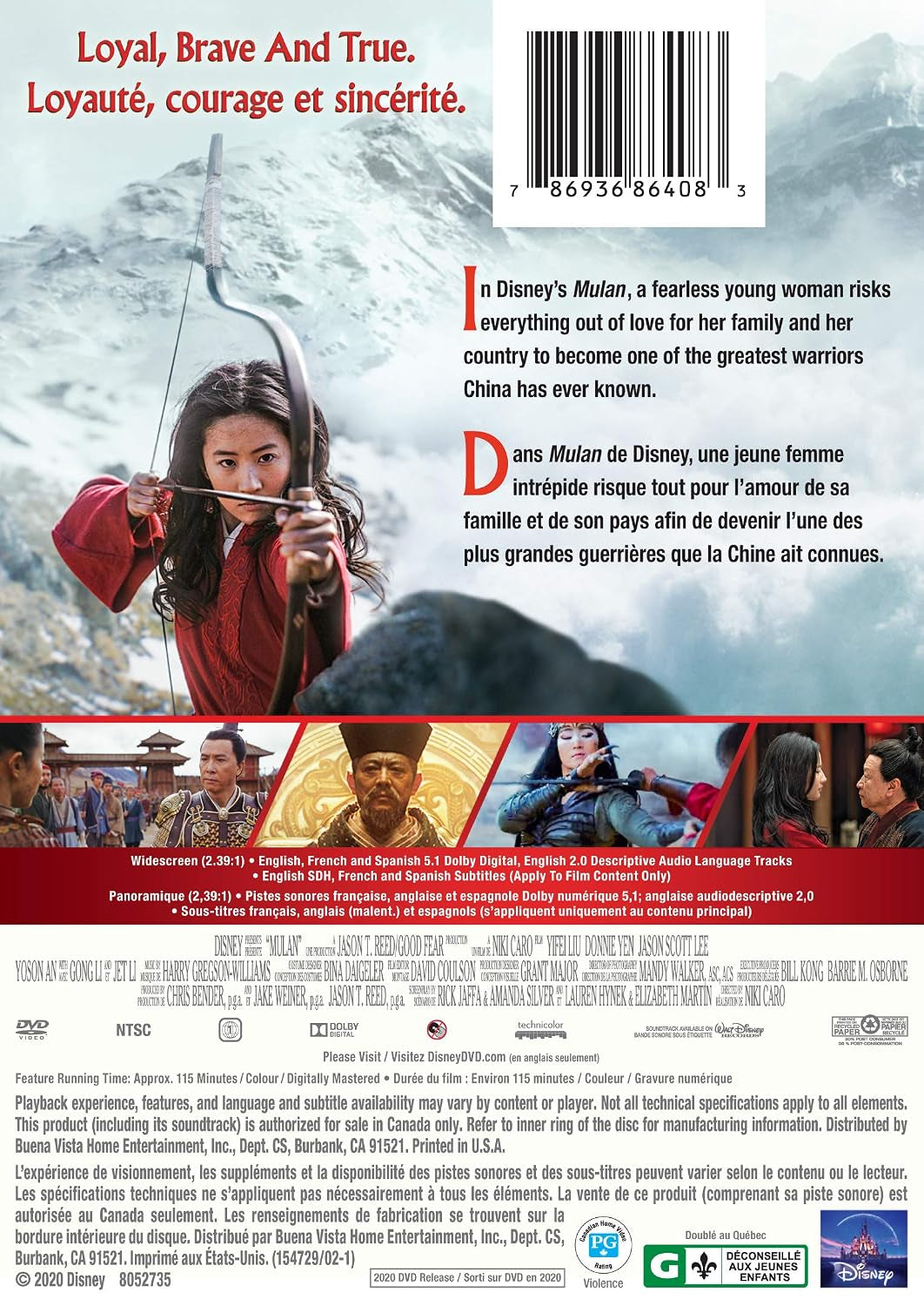 Mulan (Live Action) [Dvd] [Edizione: Stati Uniti]