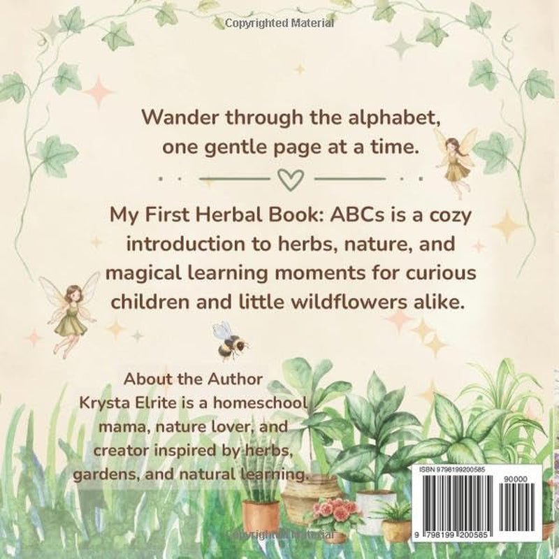 My First Herbal Book: ABCs of Nature: A Gentle Botanical Alphabet Book for Toddlers, Preschoolers, and Nature-Loving Families