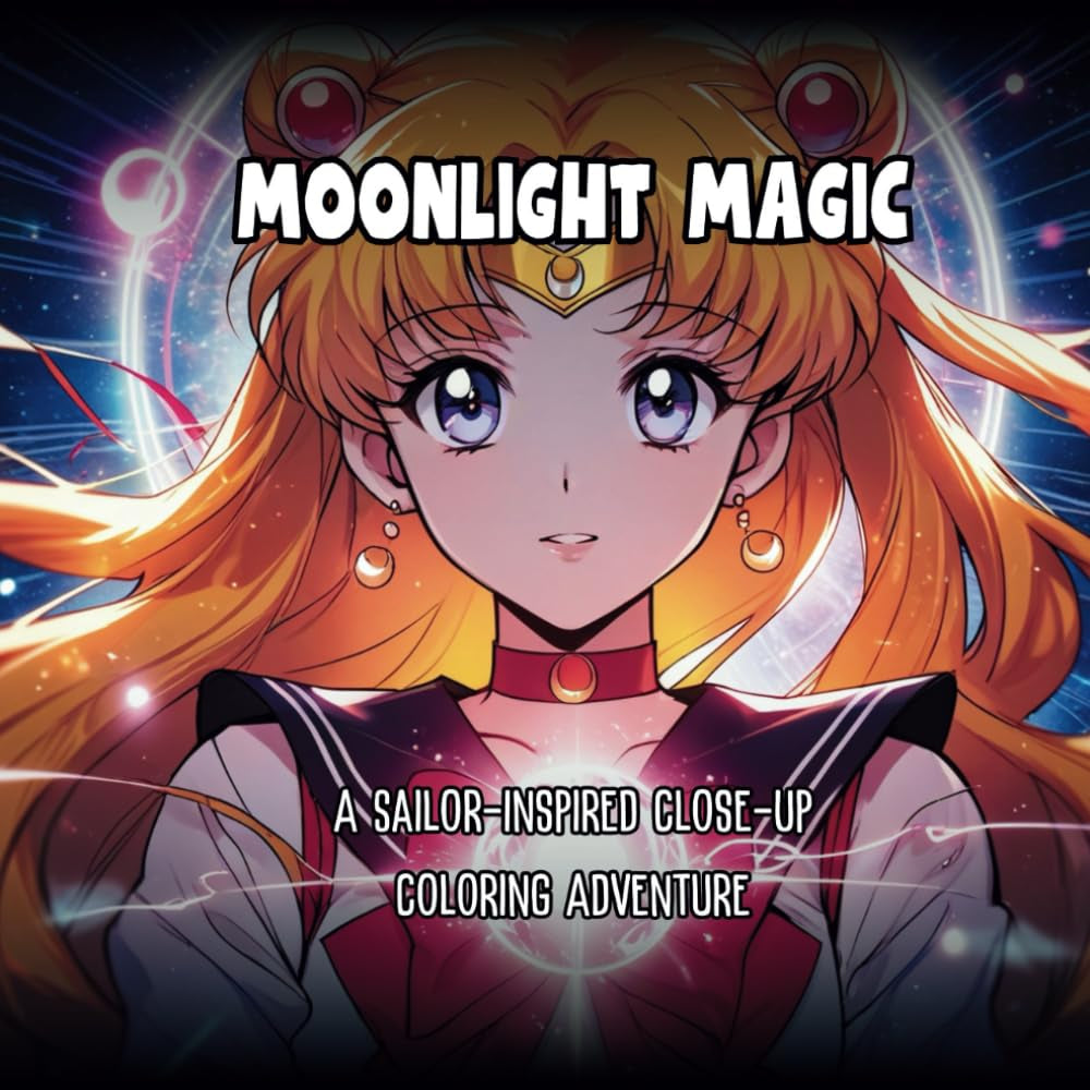 Moonlight Magic: 25 Enchanting Designs of Magical Girls, Accessories, and Celestial Surroundings