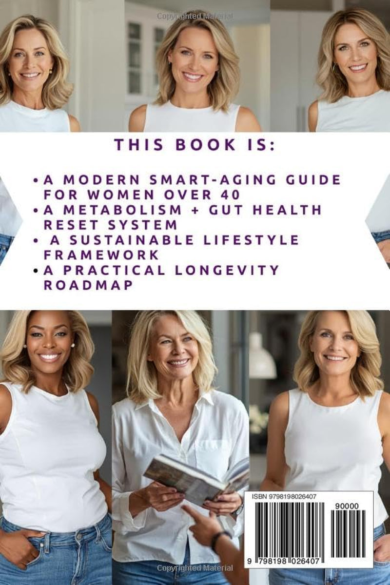 The Menopause Book 2026: A Science-Backed Longevity and Smart Aging Plan for Gut Health, Hormone & Metabolism Support, Stress & Cortisol Balance, Belly Fat Burning & Sustainable Weight Loss