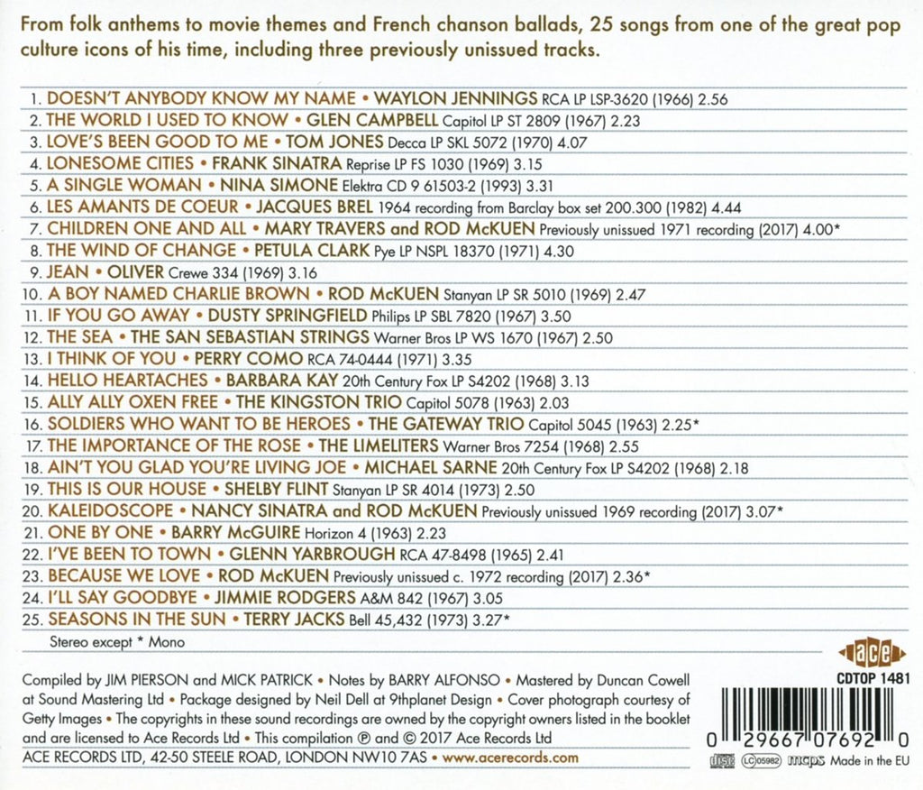 Love's Been Good To Me: Songs Of Rod Mckuen / Various