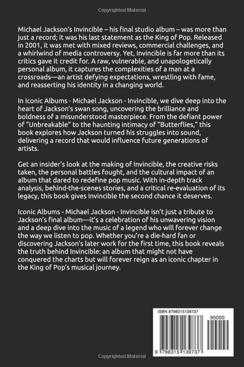 Iconic Albums - Michael Jackson - Invincible