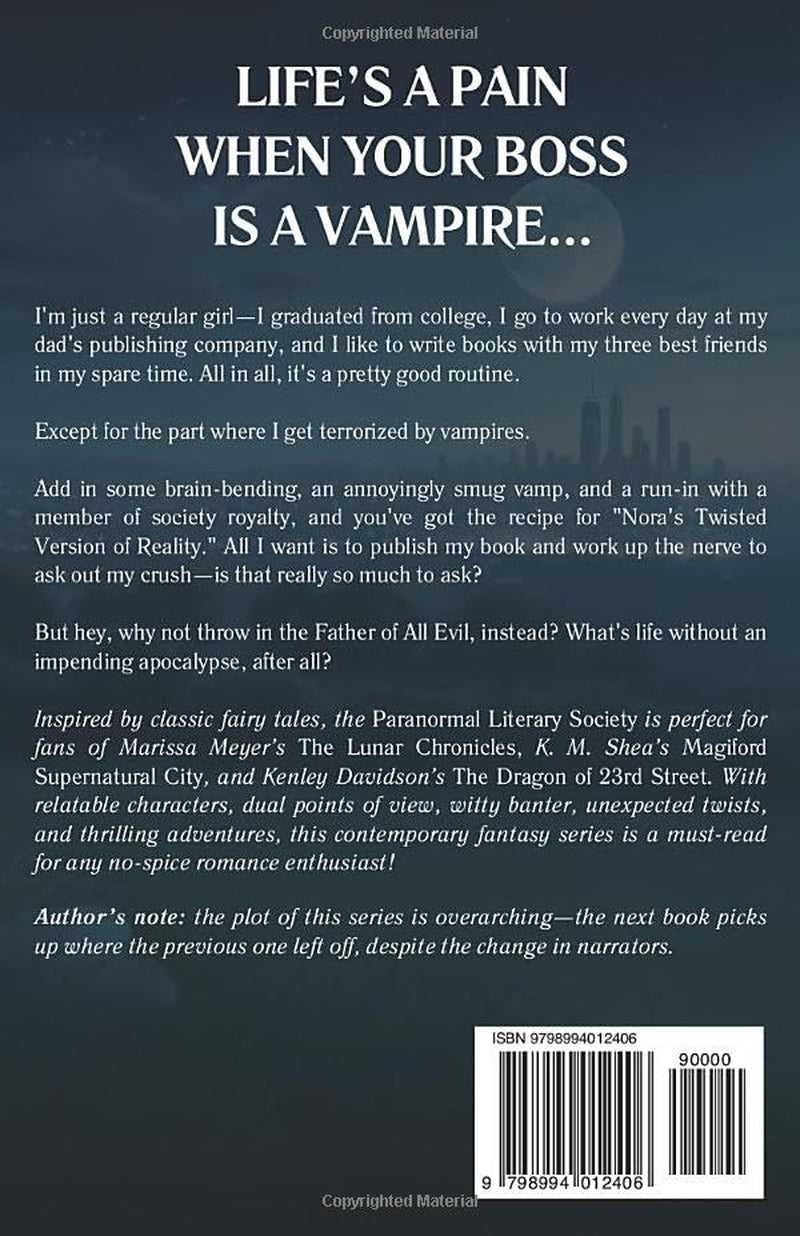 The Vampire's Masquerade: Paranormal Literary Society, Book One