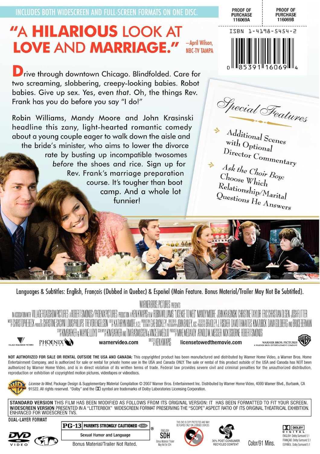 License to Wed (DVD) (WS/FS)