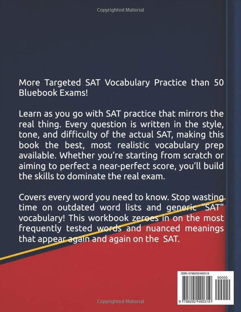 505 Digital SAT Vocabulary Practice Questions (Best SAT Prep Workbooks: Complete Practice for the Digital SAT Test)