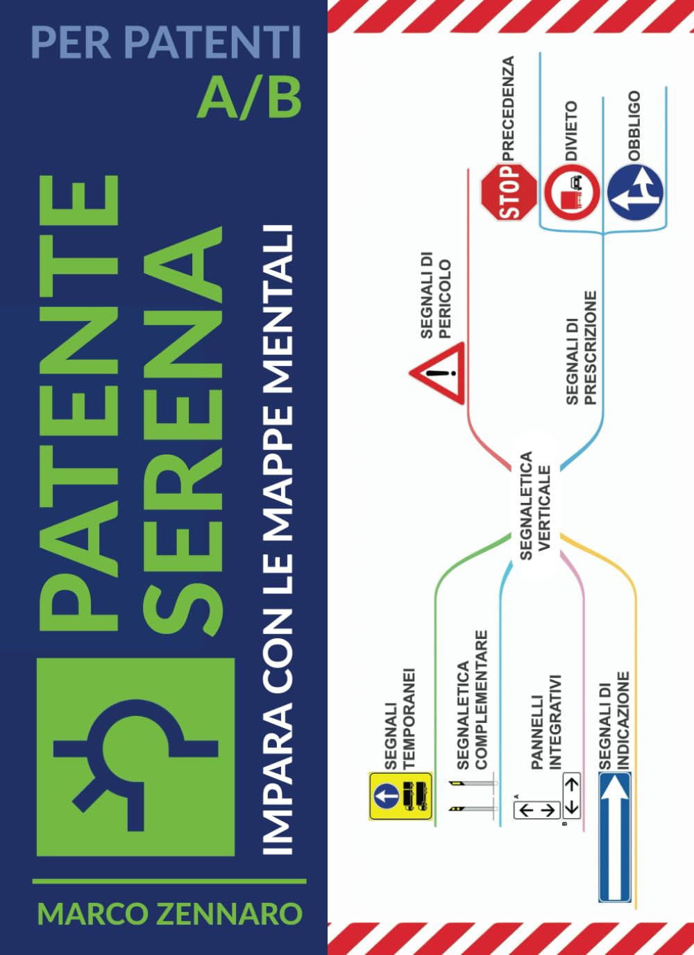 Patente serena: Impara con le mappe mentali (Italian Edition)