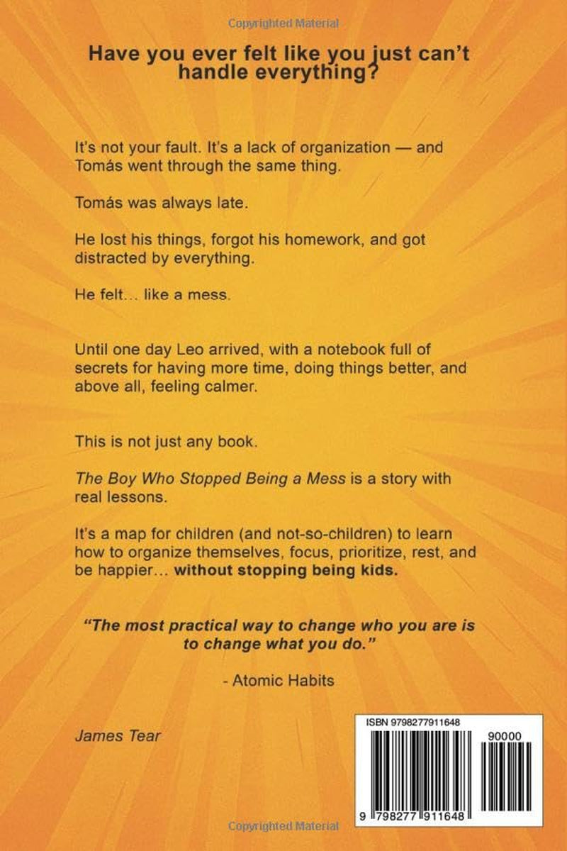 THE BOY WHO STOPPED BEING A MESS: A productivity book for little ones