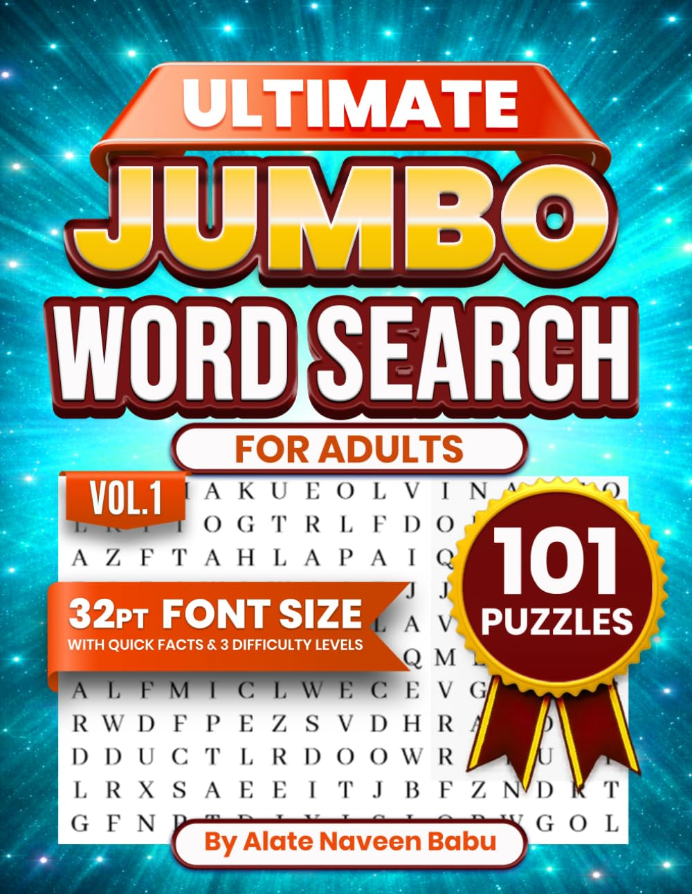 Ultimate Jumbo Word Search for Adults: 101 Large Print Puzzles to Relax, Sharpen Memory & Have Fun Big Easy-to-Read Brain Games for Seniors & Puzzle ... Brain Games – Large Print Word Search Series)