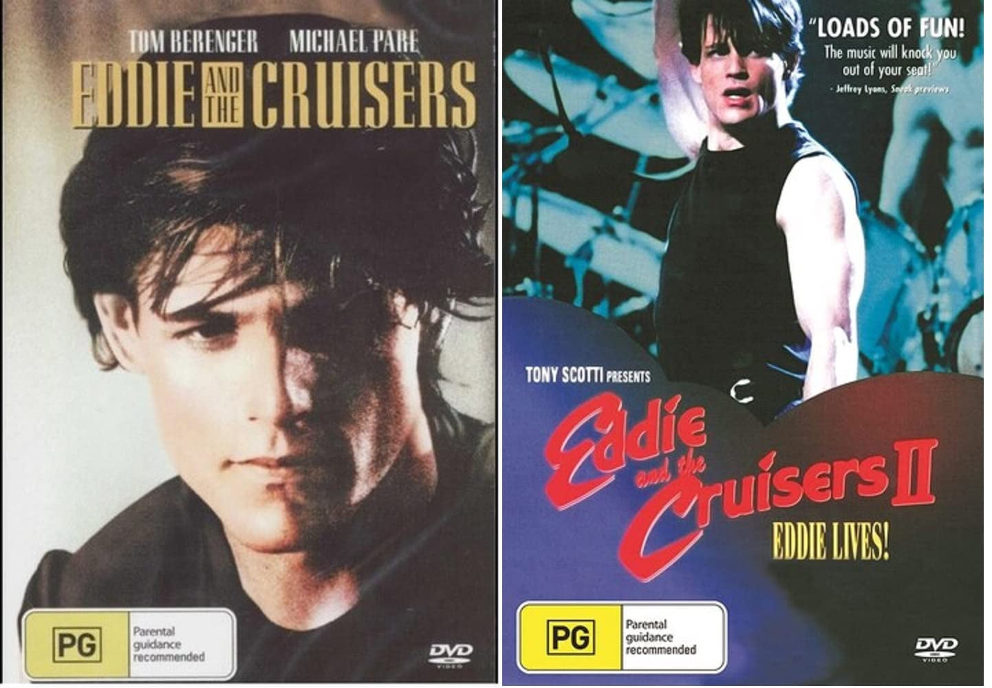 Eddie & The Cruisers One 1 & Two 2 Double Feature Includes Glossy Print Movie Camera Art Card