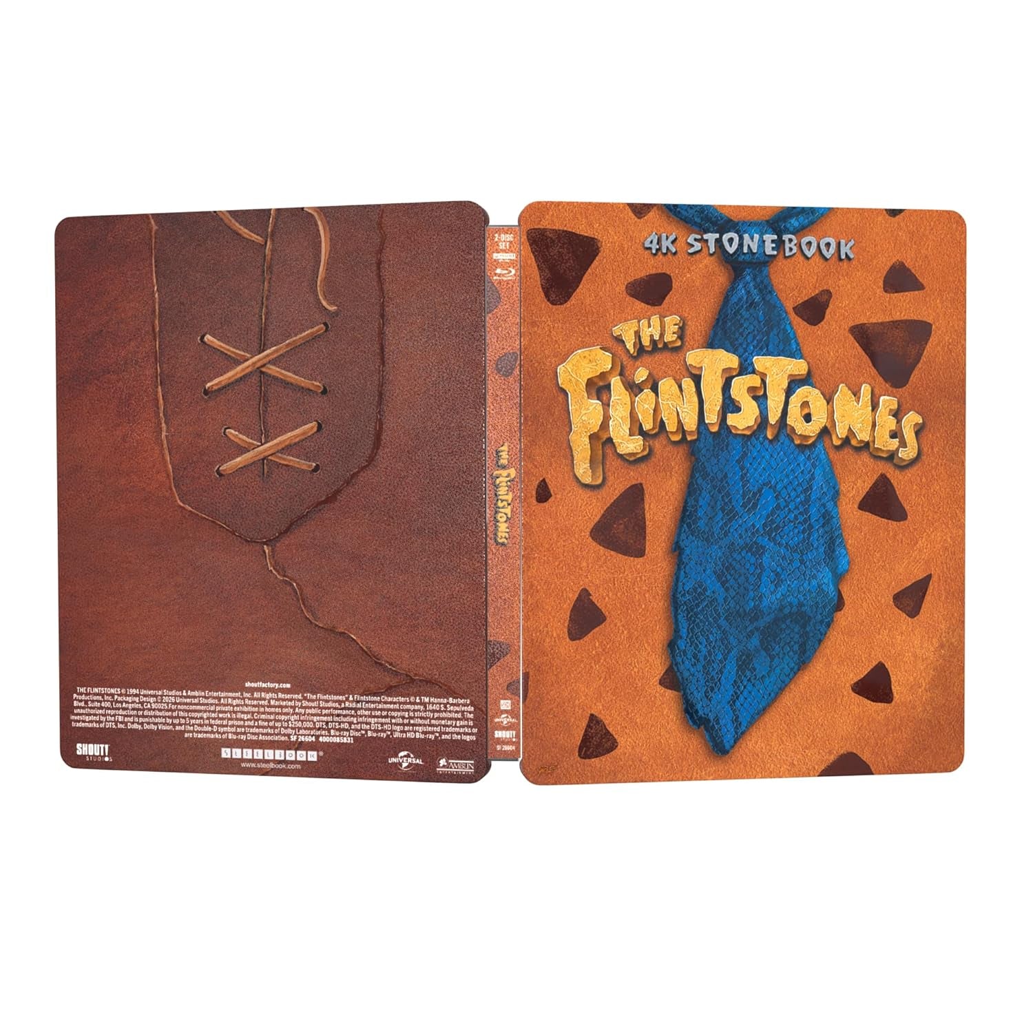 The Flintstones - Limited Edition Steelbook 4K Ultra HD + Blu-ray