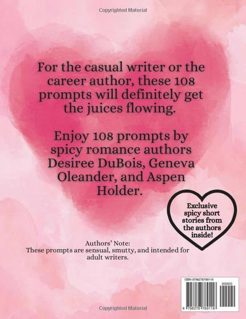 108 Spicy Prompts for Romance Writers