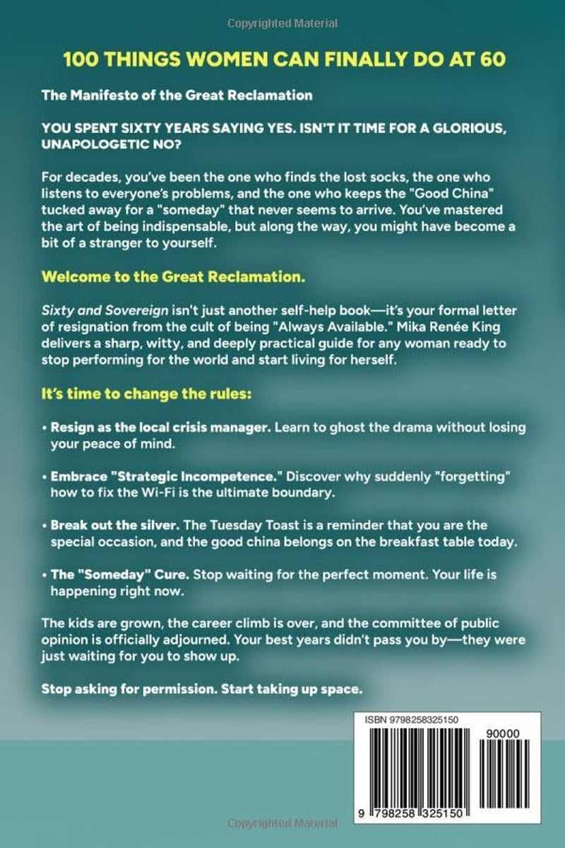 100 Things Women Can FINALLY Do at 60: A Fun, No Guilt-Guide To Living Freely, Aging Boldly & Striving On Your Terms (Perfect 60th Birthday Gift For Her)