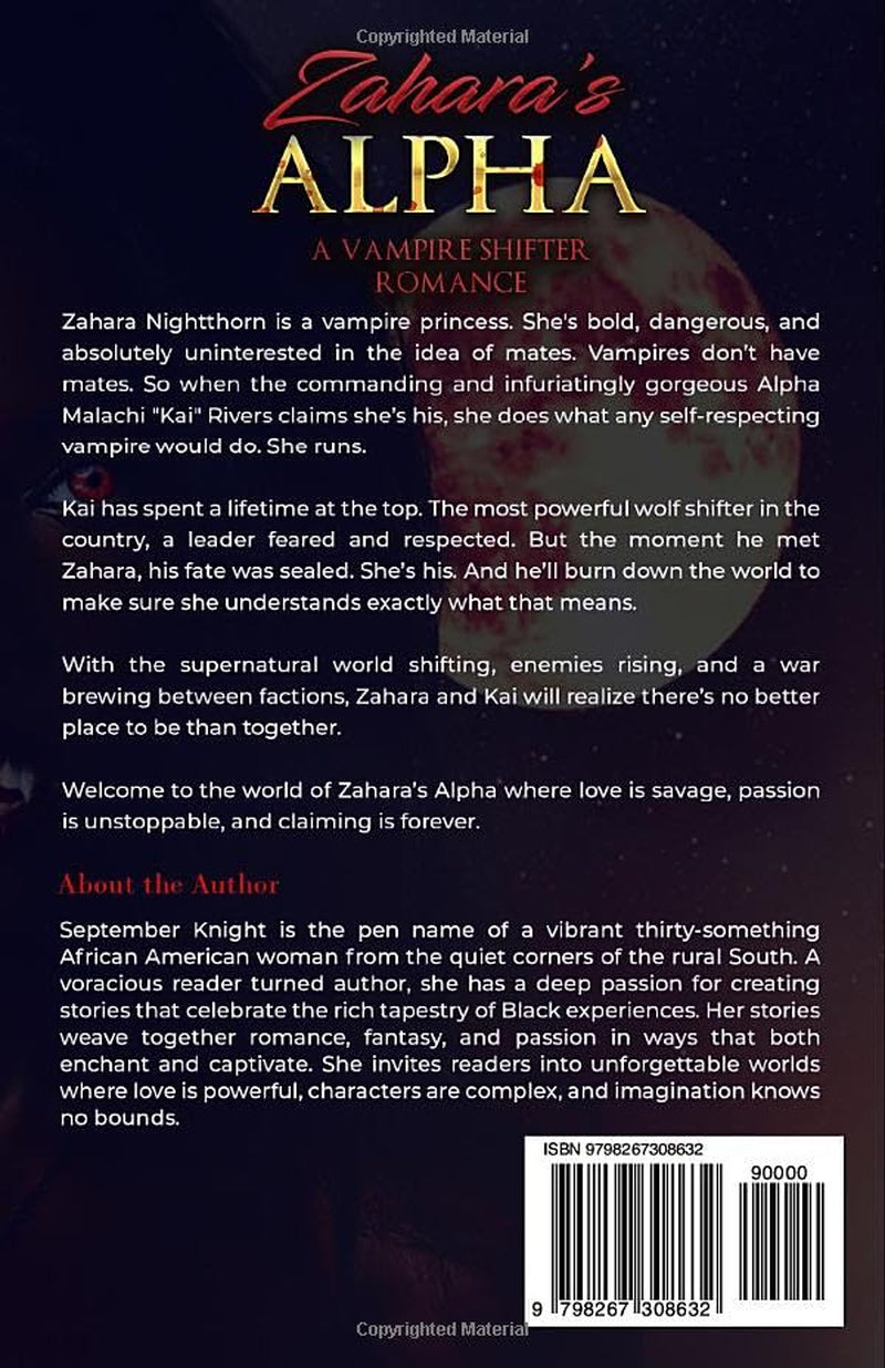 Zahara's Alpha: A Vampire Shifter Romance (The Protector’s Claim)