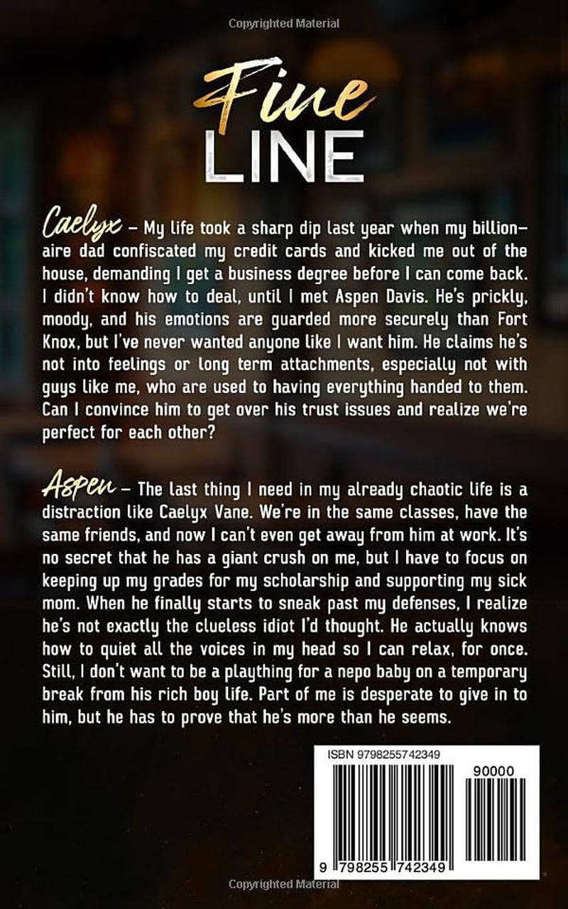 Fine Line: An M/M College Grumpy/Sunshine Romance (Boys of BBU)