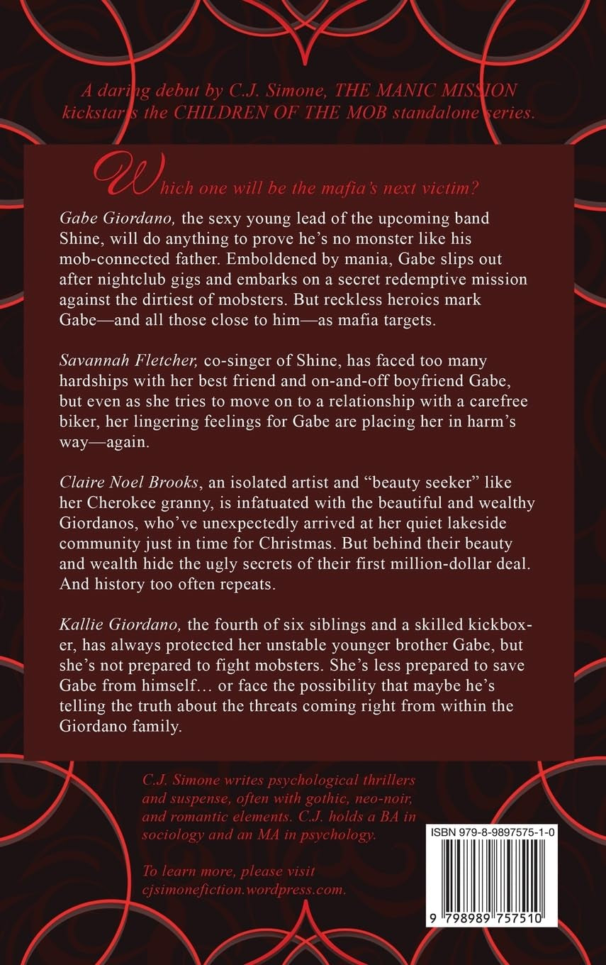 The Manic Mission: Children of the Mob, #1