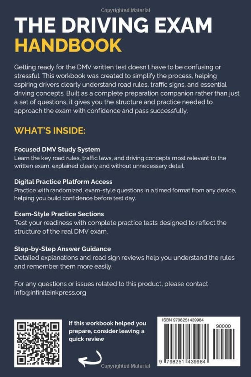Texas DMV Handbook: Practice Drivers Test Guide and Drivers Education Book with Real DMV Exam Questions and Mock Tests