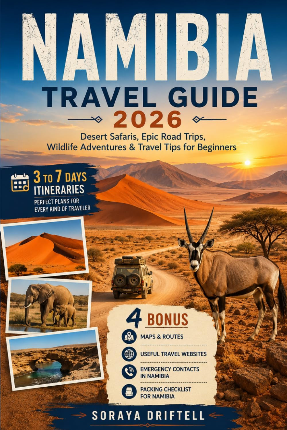 NAMIBIA TRAVEL GUIDE 2026: Safaris, Desert Adventures, Epic Road Trips, Hidden Gems, Wildlife Experiences & Insider Tips for First-Time Travelers.