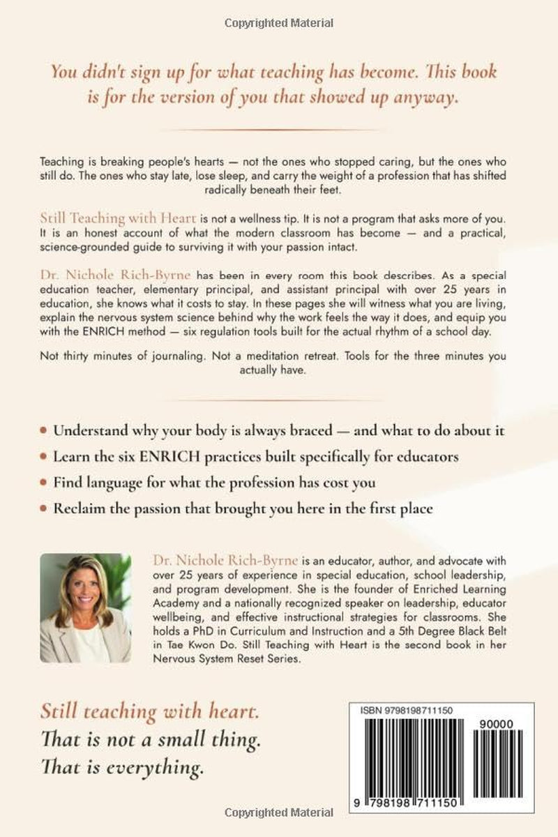 STILL TEACHING WITH HEART: Nervous System Regulation for Teachers Who Are Running on Empty (Nervous System Reset)