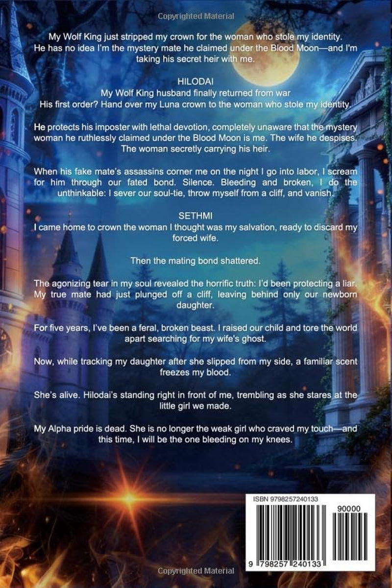 The Royal Alpha's Hidden Mate: A One Night Stand Rejected Mate Secret Baby Paranormal Romance (The Moonlit Vows)