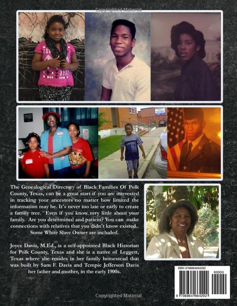 Genealogical Directory of Black Families in Polk County, Texas: Includes Some White Slave Owners