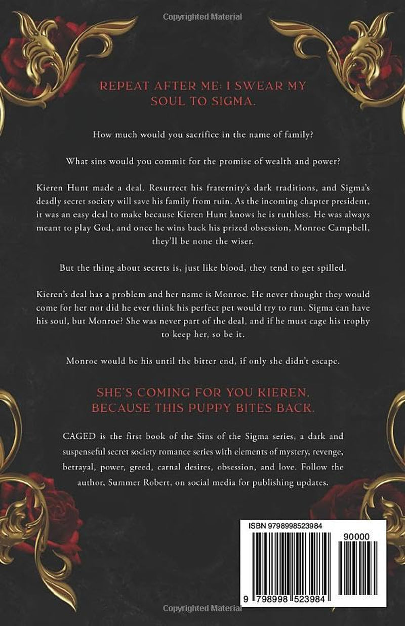 Caged: Sins of the Sigma (Book 1): A Dark Secret Society Revenge Romance