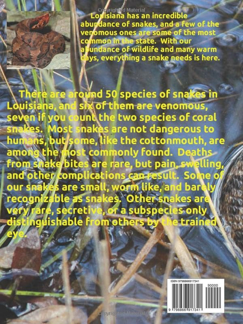 SNAKES OF LOUISIANA (Wildlife of North America and other educational books.)