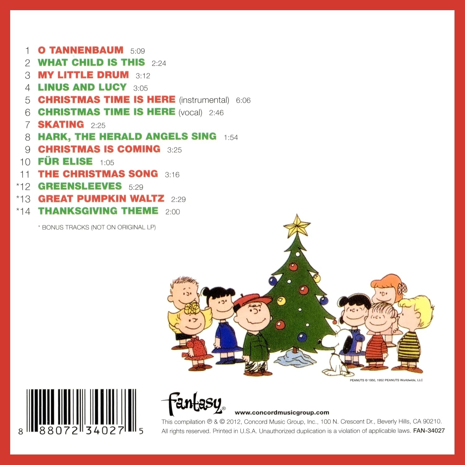A Charlie Brown Christmas [2012 Remastered & Expanded Edition CD]