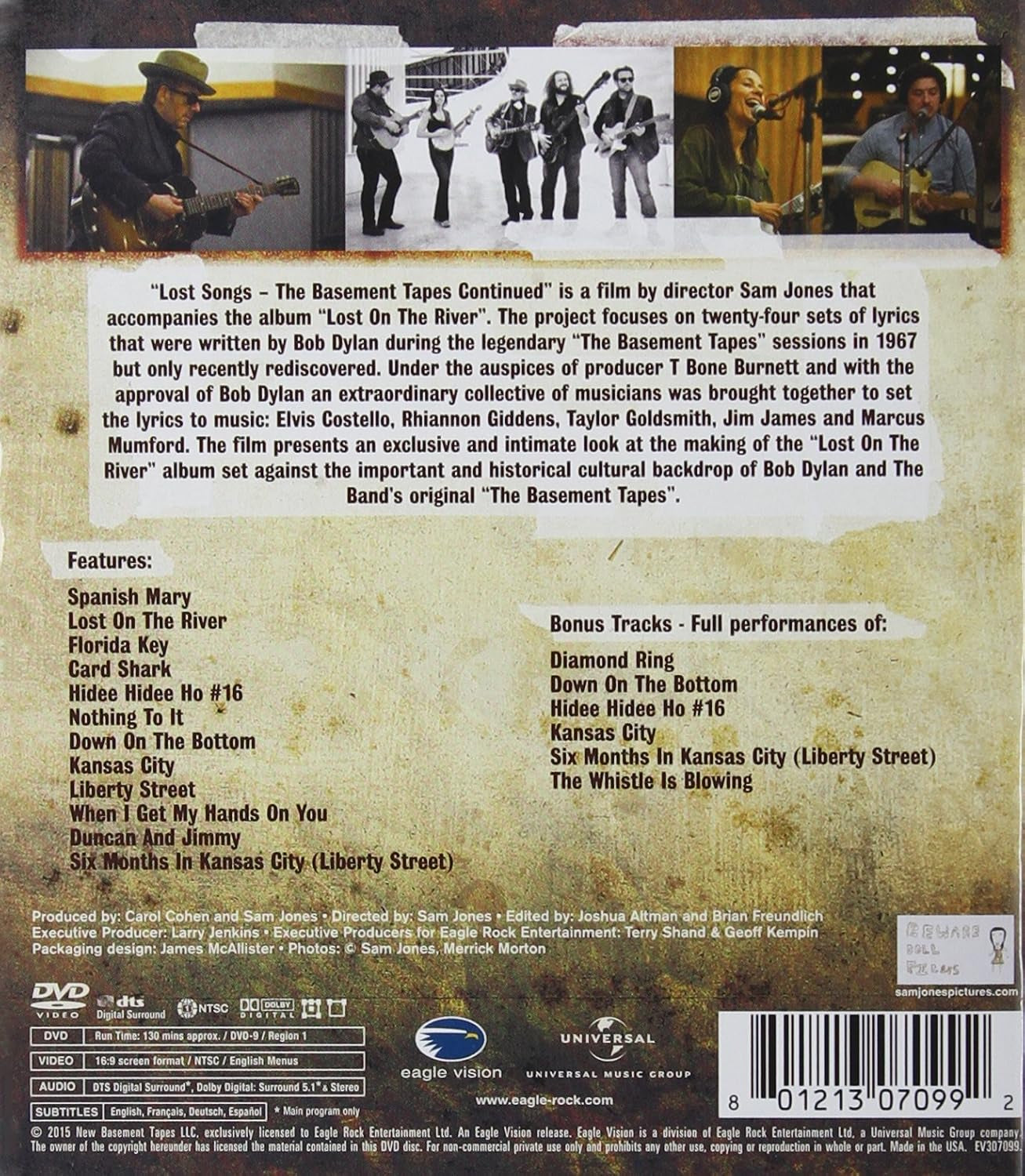 Lost Songs - The Basement Tapes Continued[DVD]
