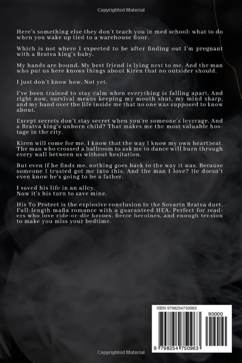 His to Protect: A Billionaire Mafia Romance (Merciless Mercy: Sovarin Bratva Series)