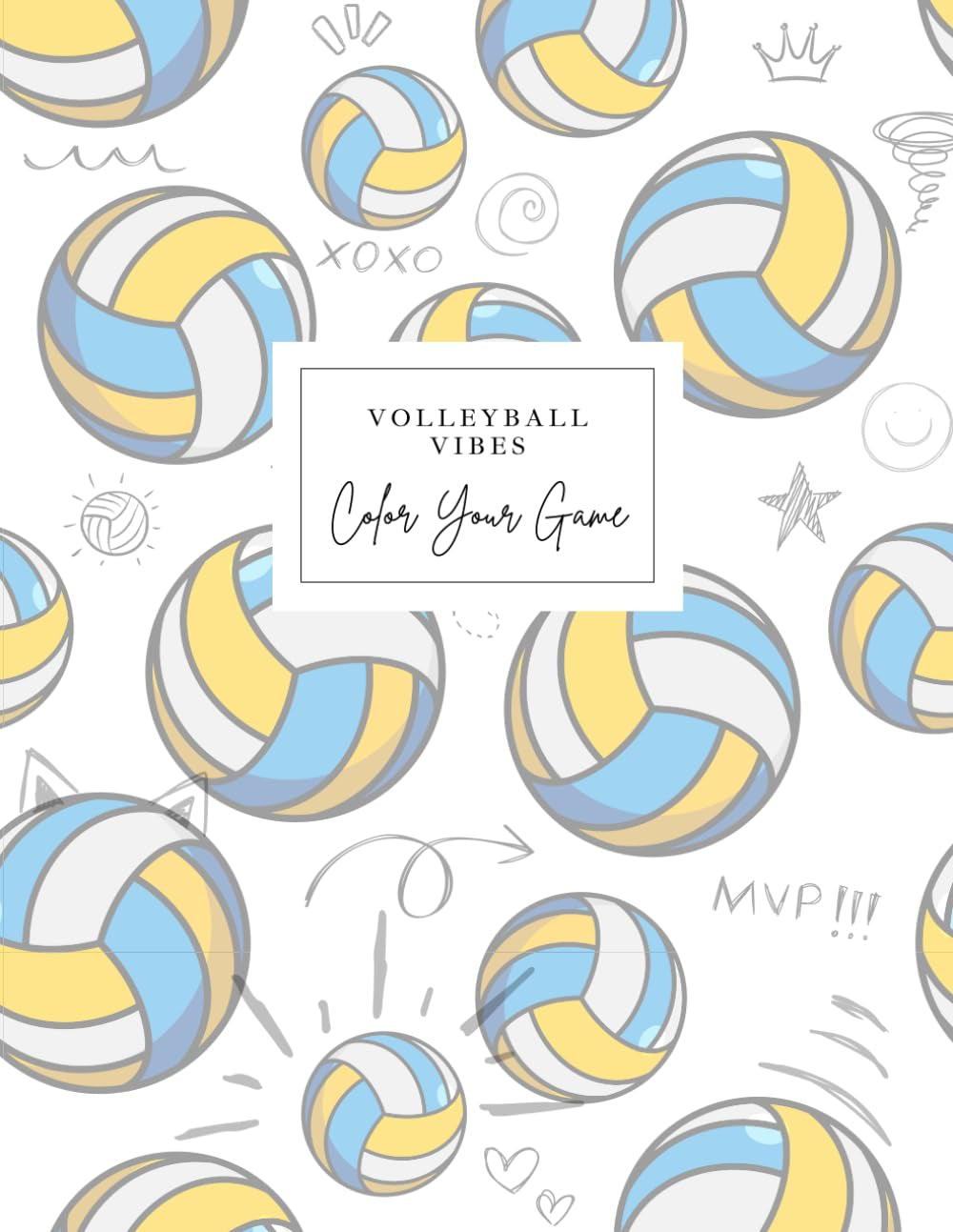Volleyball Vibes: Color Your Game